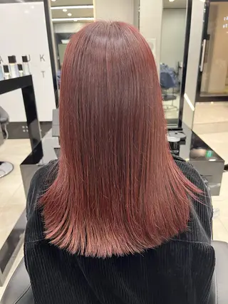 ロング カラー ioeわかめようじ/ 縮毛矯正/髪質改善のヘアスタイル