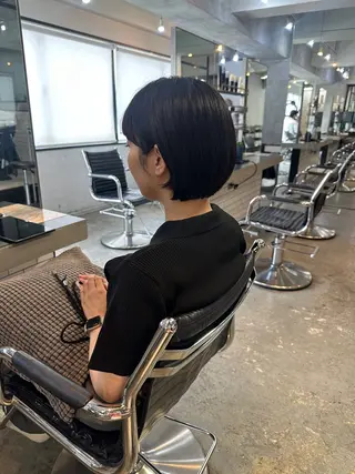 ショート カラー ヘアアレンジ stylist/蛯谷 珠里のヘアスタイル