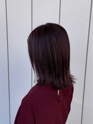 ミディアム カラー 飯田 来夢のヘアスタイル