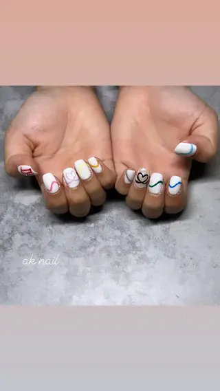 ネイル ak nail .のネイルデザイン