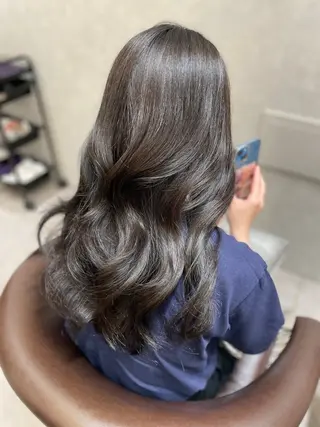 セミロング MOE 福岡韓国ヘア✧︎のヘアスタイル