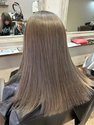 セミロング カラー レイヤー/髪質改善/ ブリーチ/コタケのヘアスタイル