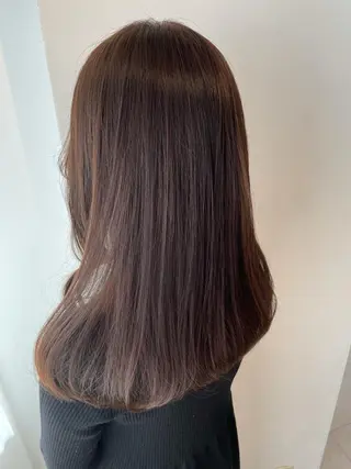 セミロング カラー eins.hair所属・過去一の柔髪ヘア 🌿einshairのヘアスタイル