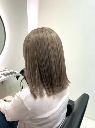 ミディアム カラー 韓国🇰🇷艶髪 ケアカラーSHURIのヘアスタイル