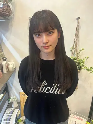 ロング レイヤー/暖色/ 髪質改善/永礼芳果のヘアスタイル