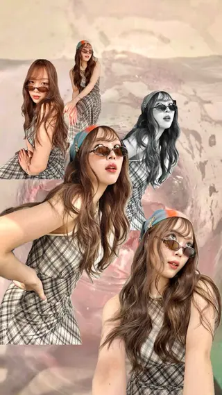 カラー YURiA レイヤー🫧のヘアスタイル