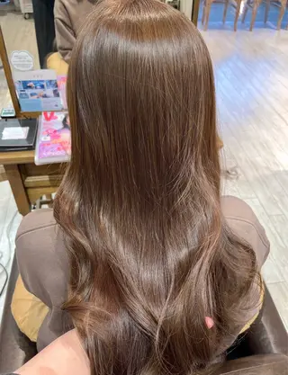 ロング カラー 【韓国ヘア×透明感 カラー】笹谷 莉未のヘアスタイル