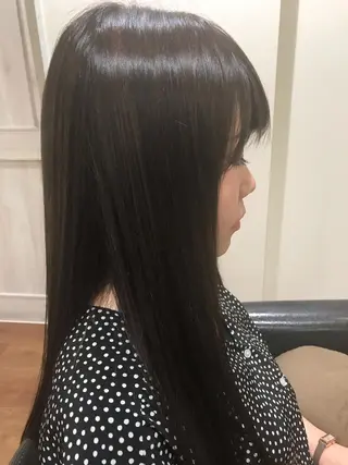 ロング カラー アザマ　ヤスカツ _rosso 川口のヘアスタイル