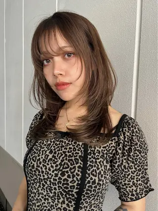 セミロング カラー レイヤー,ボブ / 彩未のヘアスタイル