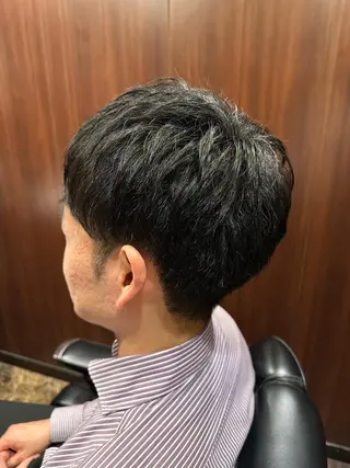 ショート メンズ ヒロ銀座プレミアムバーバー所属・尾島 杏香のヘアスタイル