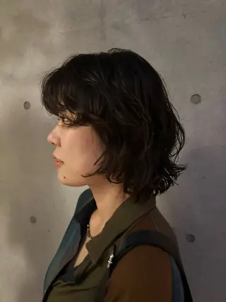 ショート パーマ 似合わせカット /パーマ岡本淳平のヘアスタイル