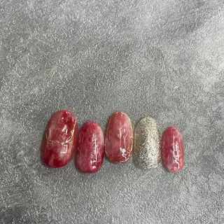 ネイル ⭐︎休業中の練習⭐︎ JNA認定講師髙橋のネイルデザイン