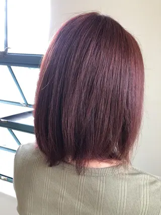 カラー ヤナギウチ エリカのヘアスタイル