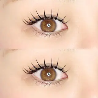 マツエク・マツパ Akari🖤 韓国アイドルまつぱのマツエク・マツパデザイン