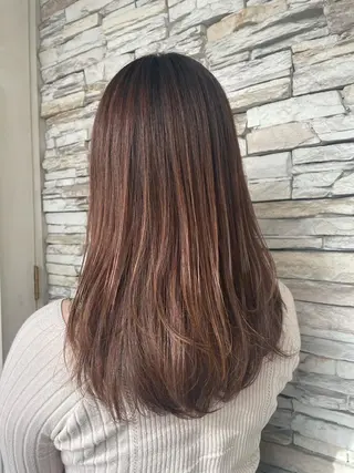 セミロング 🍒顔周り/レイヤー /韓国風/アリサ🍒のヘアスタイル