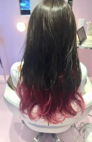 セミロング 所渉/韓国レイヤー /ウルフカットのヘアスタイル