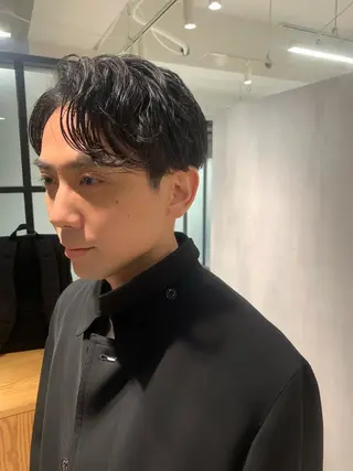 パーマ メンズ メンズNO.1口コミ 高評価🟡三澤拓海✅のヘアスタイル