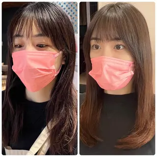 ロング 赤羽今日子/レイヤー /盛れる顔まわりのヘアスタイル