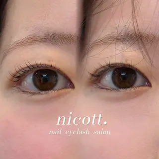 マツエク・マツパ nicott. renaのマツエク・マツパデザイン
