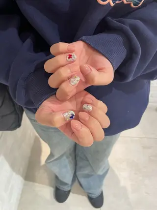 ショート 尾張 玖羽のネイルデザイン