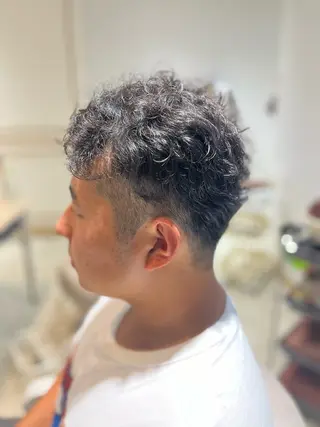 パーマ メンズ 上ヶ原 かなたのヘアスタイル
