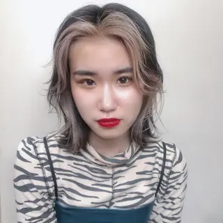 ミディアム カラー 🇰🇷カルマパーマ kaito🇰🇷のヘアスタイル