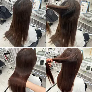 セミロング カラー 髪質改善/縮毛矯正 🫧RISA🎀のヘアスタイル