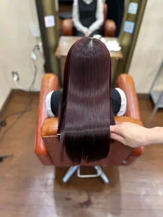 ロング カラー 由谷 祥伍のヘアスタイル