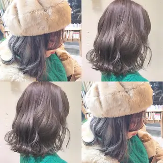 ミディアム カラー * 透明感カラー c h i h o *のヘアスタイル