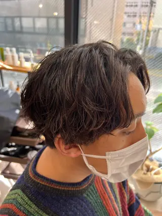 ショート パーマ メンズ FURUSHO所属・髪質改善/縮毛矯正 /メンズパーマ川田のヘアスタイル