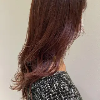 ロング カラー 鹿児島 聖来のヘアスタイル