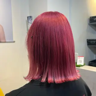 ショート カラー ブリーチ/ハイトーン ボブ🐥HIYORIのヘアスタイル