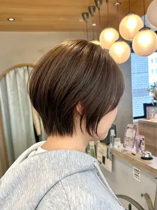ショート ボブ/パーマ🎀 艶カラー🎀こころのヘアスタイル