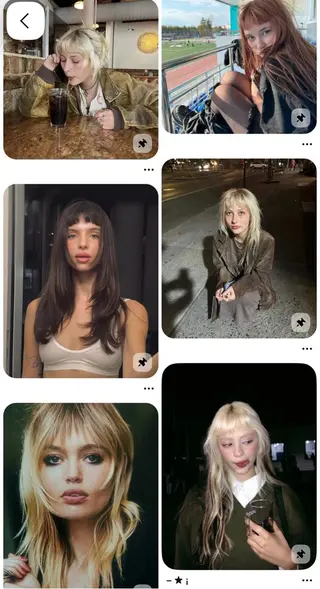 ロング 中野 こころのヘアスタイル