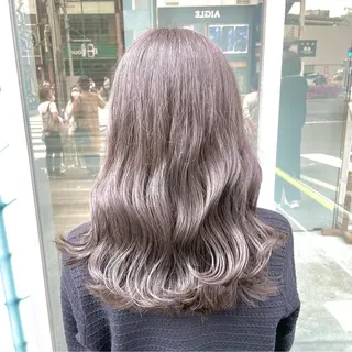 ロング 💍大人デザイン /ハイトーン♡リクトのヘアスタイル