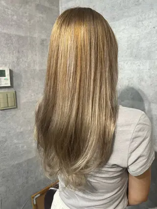 ロング カラー 💙まこと💙艶 カラー(Rico)のヘアスタイル