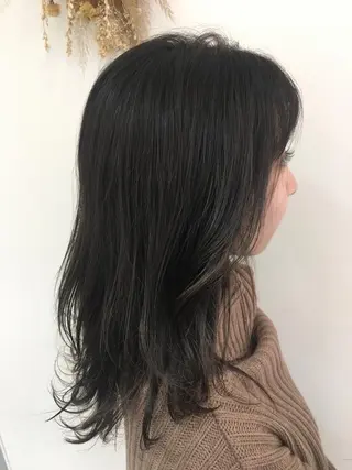 セミロング カラー パーマ ヘアアレンジ メンズ キッズ ネイル マツエク・マツパ 💎耳ツボジュエリー ×銀座美容室💎のヘアスタイル