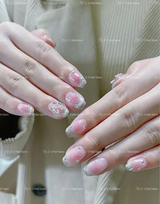 ネイル Shis_🦄shi 韓国風キラキラネイルのネイルデザイン