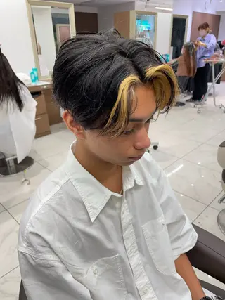 ミディアム カラー メンズ ♠️メンズ特化／ 社 由樹♠️のヘアスタイル