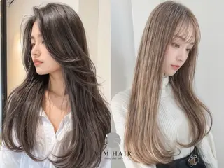 ロング カラー パーマ VIM hairおもろまち店のヘアスタイル