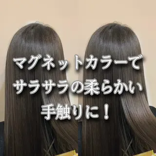 ミディアム カラー 縮毛矯正/髪質改善/ 石橋代智のヘアスタイル