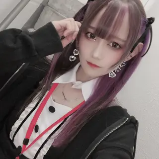 セミロング カラー ヘアアレンジ RYOSUKE ハイトーンのヘアスタイル