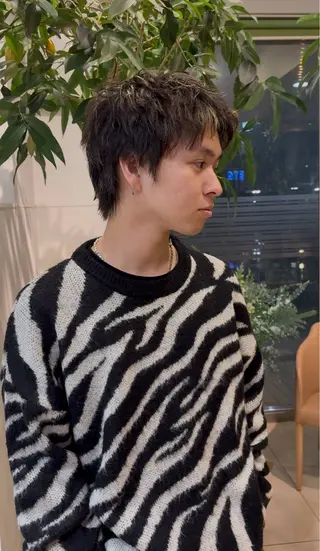 ショート メンズ 【透明感カラー】/ 【レイヤー】保坂拓也のヘアスタイル