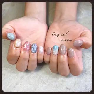 ネイル Freex nail所属・freex nail /ニュアンス/個性派のネイルデザイン
