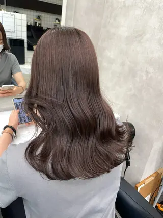 ロング カラー *モデル募集🤍横浜 透明感カラー🫧のヘアスタイル