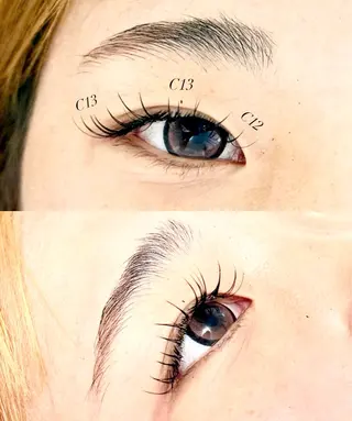 マツエク・マツパ 谷口 優奈のマツエク・マツパデザイン