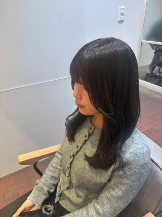 ロング カラー ショート/ミニボブ マンツーマン/マユコのヘアスタイル