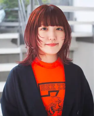 ミディアム カラー hemm,hemm.所属・似合わせヘア 💐たかさきかなこのヘアスタイル