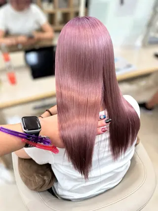 ロング カラー ヘアアレンジ 🍒KIKUCHI KANAE🍒のヘアスタイル