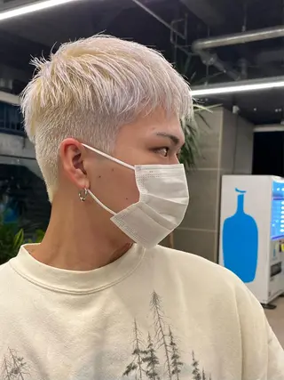 メンズ PULSE yokohama所属・横浜駅/韓国レイヤー カット/髪質改善のヘアスタイル